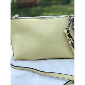 Calvin Klein Sonoma Lemon yellow crossbody clutch